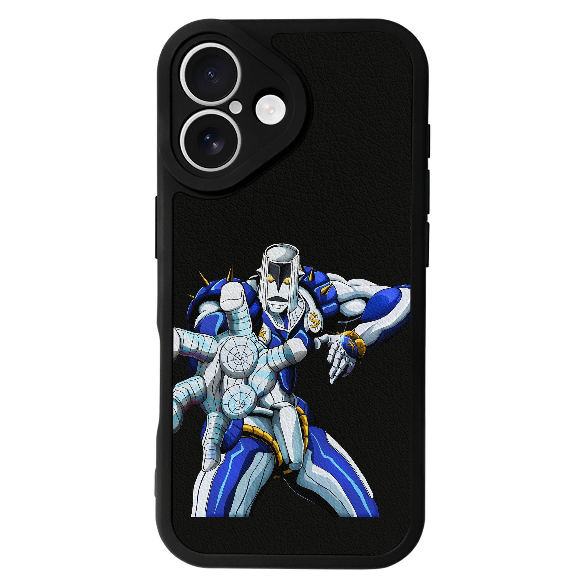 （画像用） ジョジョの奇妙な冒険 虹村億泰 にじむら おくやす JoJo's Bizarre Adventure Nijimura Okuyasu 【iPhone 16シリーズ対応】シリコンスマホケース（レザー調） 材質：シリコン